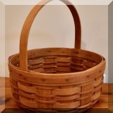 D77. Longaberger Basket with handle. - $20